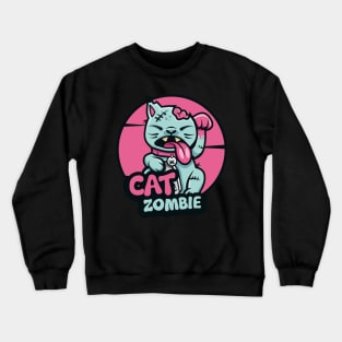 Cat Zombie Crewneck Sweatshirt